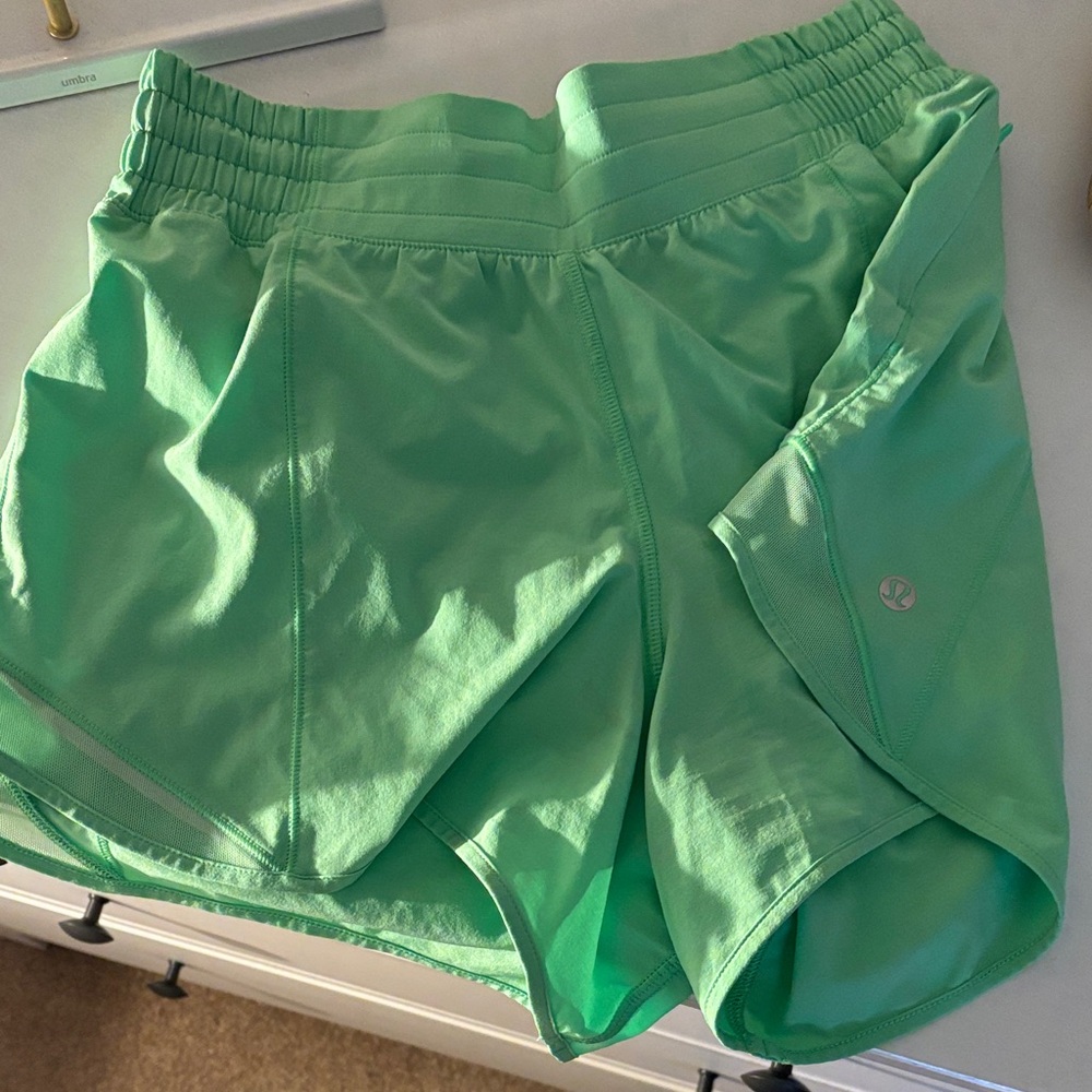 lululemon athletica Women's Mint Green Athletic Shorts